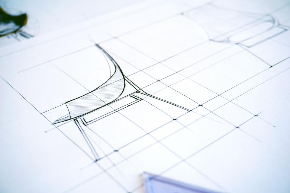 Project drawing forming the subject of a land-for-flat construction contract