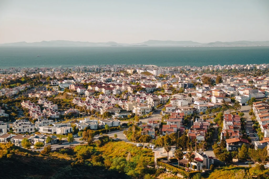 Buca icra takibi için İzmir kent dokusunun genel görünümü