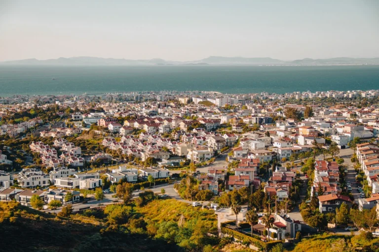 Buca icra takibi için İzmir kent dokusunun genel görünümü